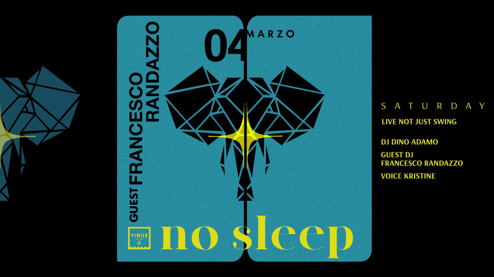 No Sleep, sabato 4 marzo 2023 al Vinile