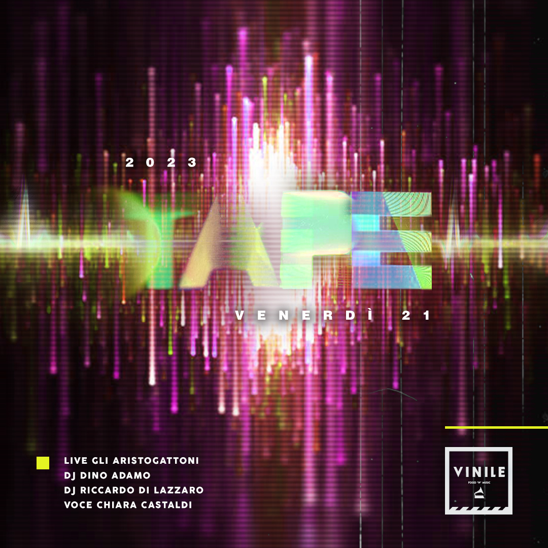 TAPE, venerdì 21 aprile 2023 al Vinile
