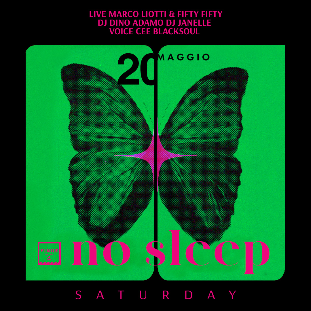 No Sleep, sabato 20 maggio 2023 al Vinile
