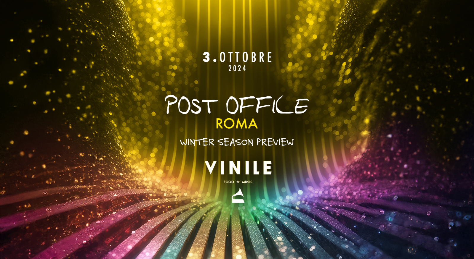 POST OFFICE, giovedì 3 ottobre 2024 al Vinile