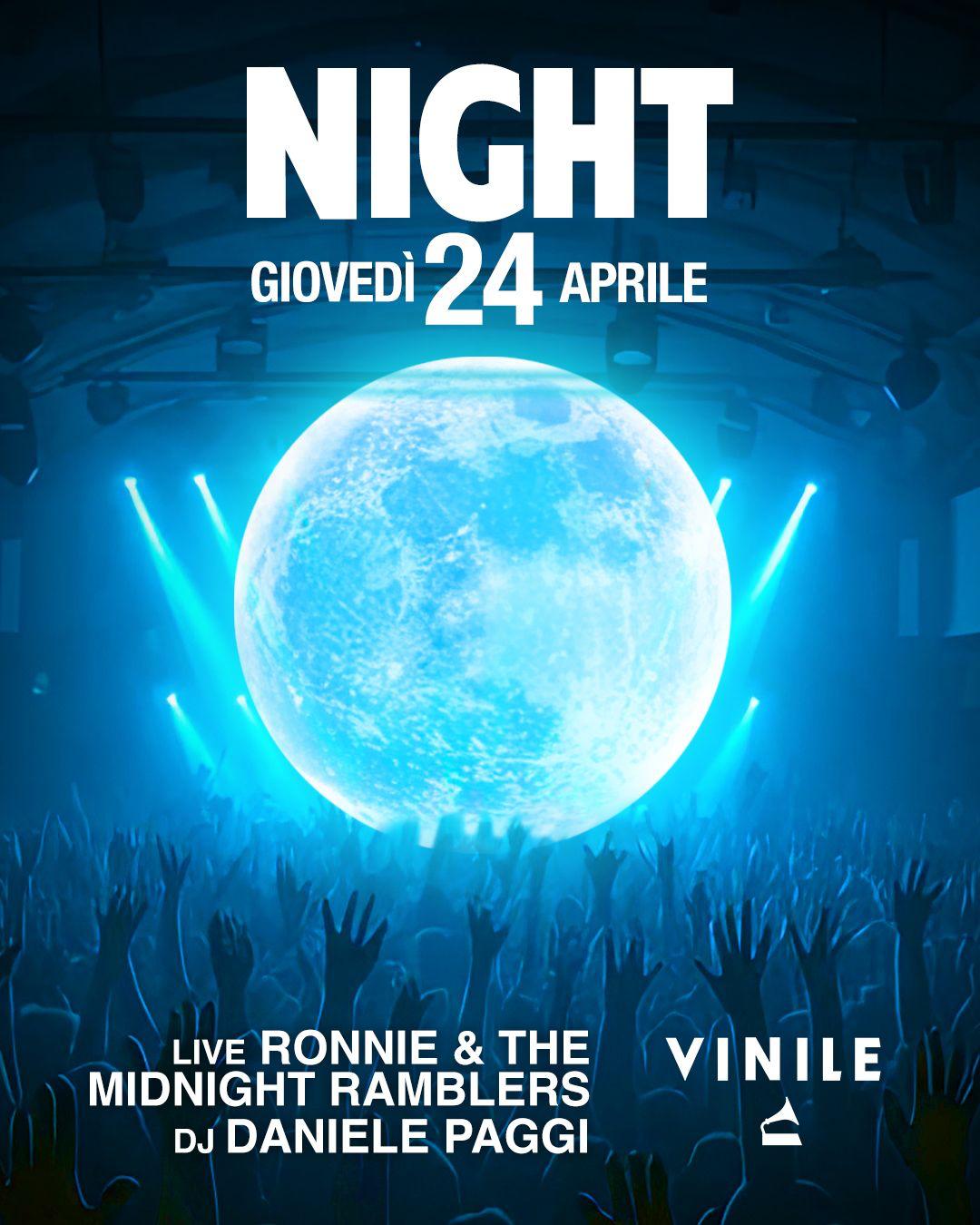 NIGHT, giovedì 24 aprile 2025 al Vinile