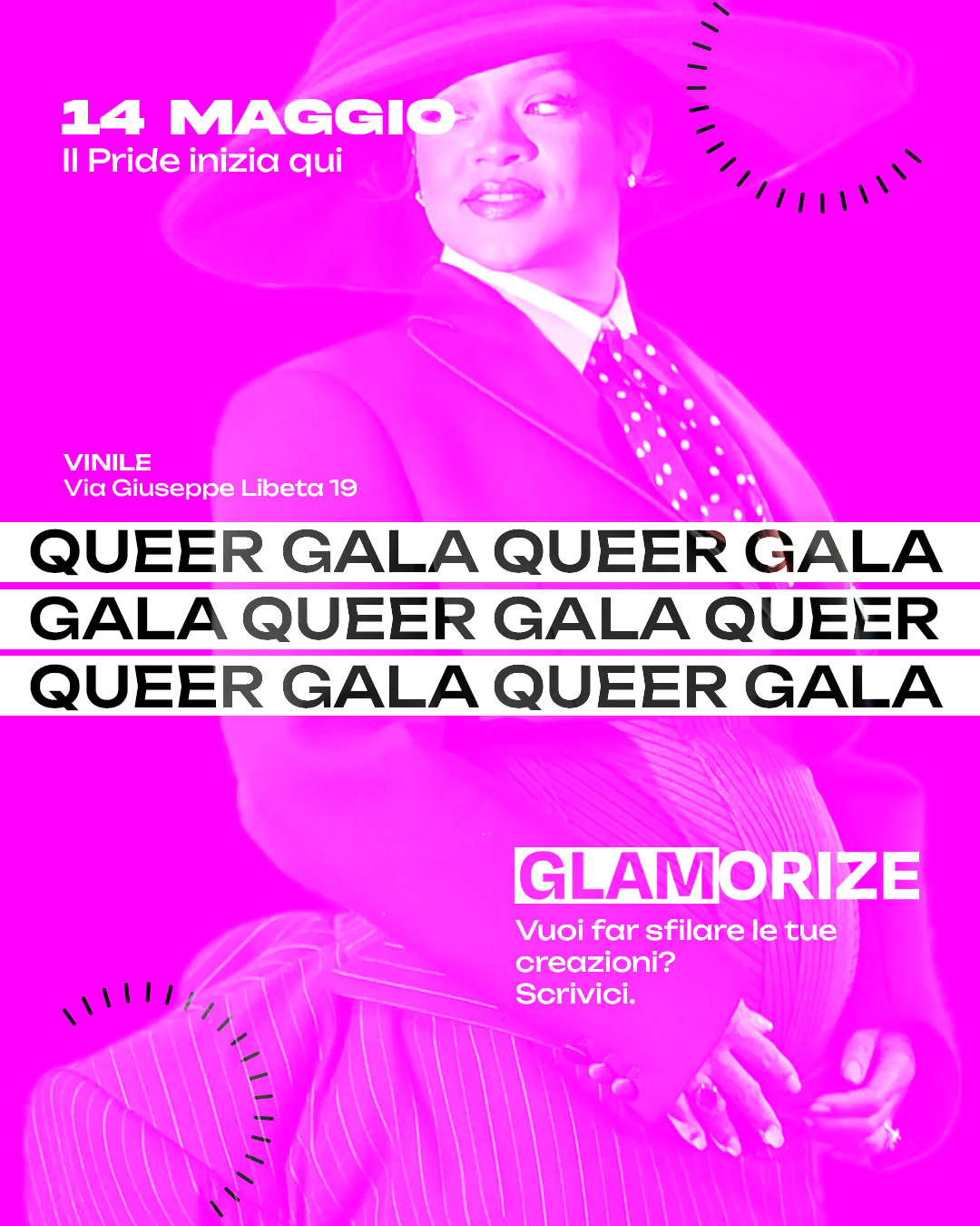 GLAMORIZE, mercoledì 14 maggio 2025 al Vinile