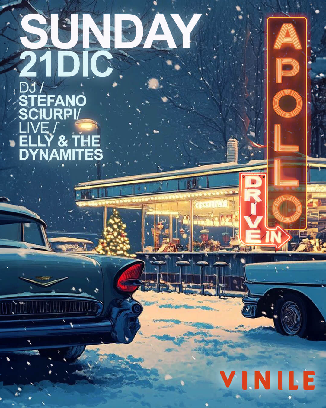 APOLLO, domenica 21 dicembre 2025 al Vinile