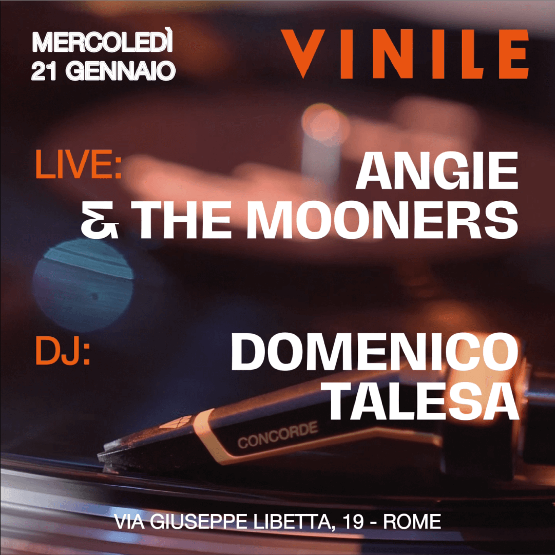 Live Set: Angie & The Mooners, mercoledì 21 gennaio 2026 al Vinile