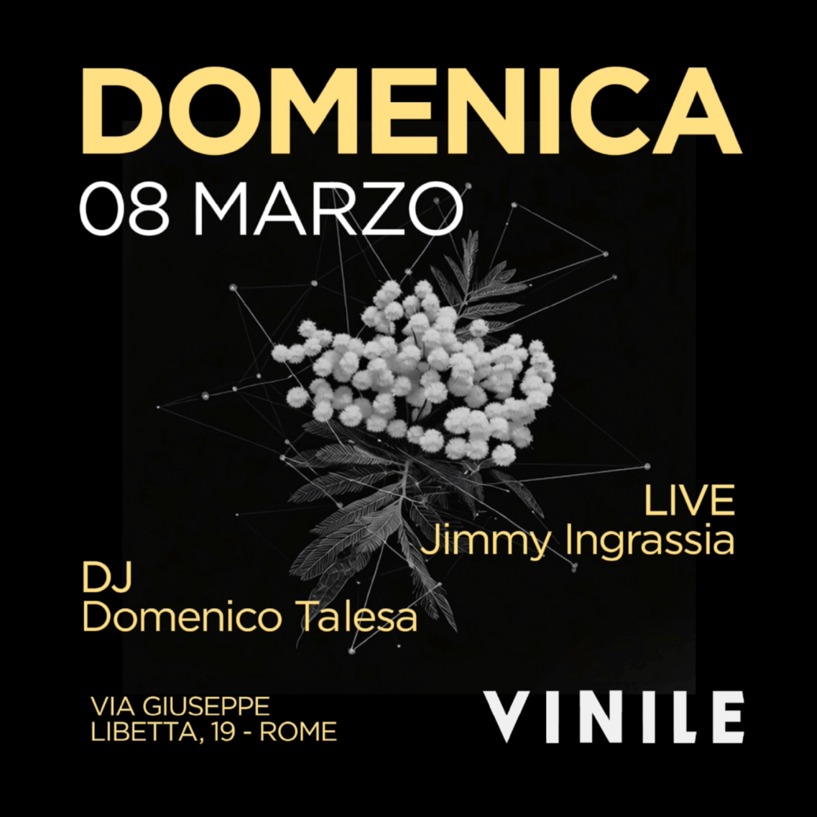 APOLLO, domenica 8 marzo 2026 al Vinile